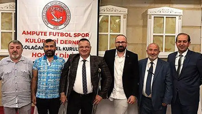 Ampute Futbol Kulüpler Birliği Başkanı Şahin seçildi