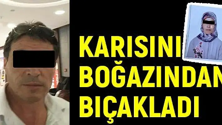 Karısını boğazından bıçaklayan adamı vatandaşlar engelledi