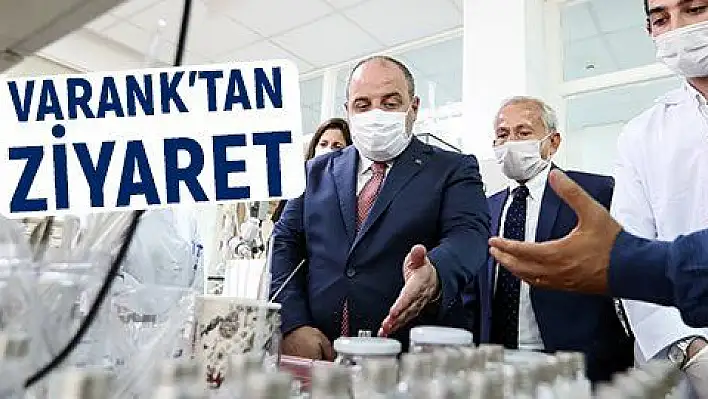 Bakan Varank'tan Covid-19 tedavisinde kullanılan ilacın üretildiği fabrikaya ziyaret