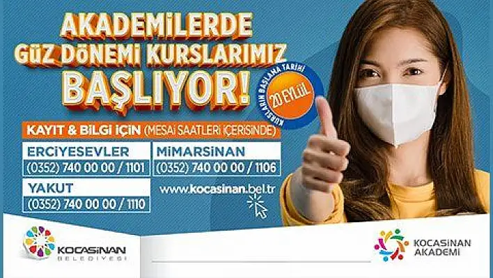 Kocasinan Akademi'de yeni dönem başladı