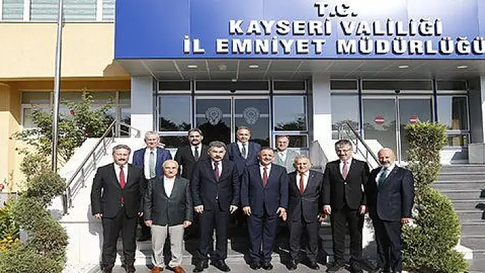 EMNİYET MÜDÜRÜ'NE 'HAYIRLI OLSUN' ZİYARETİ