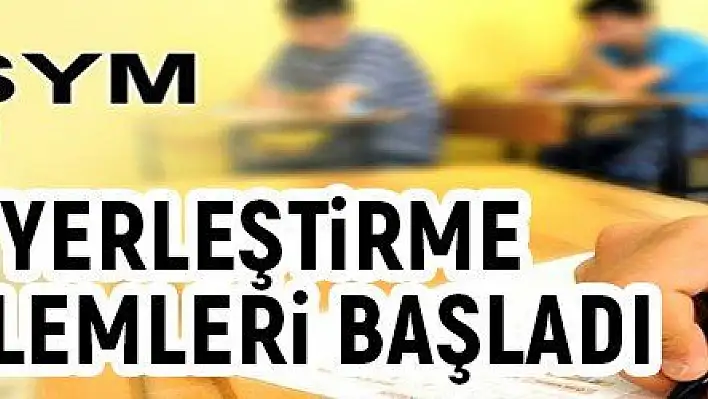 YKS ikinci ek yerleştirme tercih işlemleri başladı