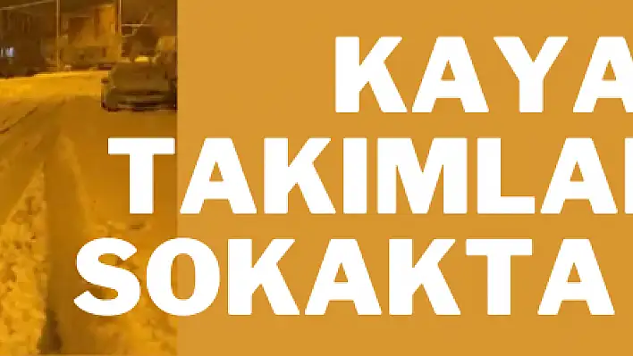 Kayak takımlarıyla sokakta kaydı