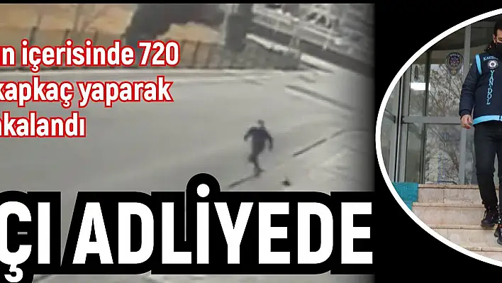 Kapkaççı adliyede