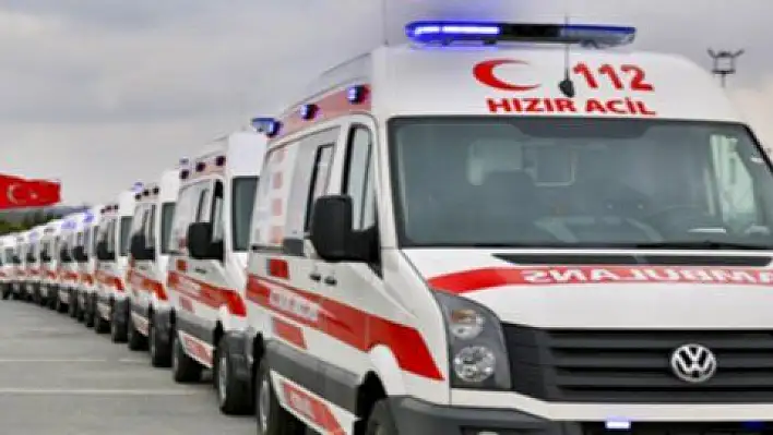 Kayseri'de ambulans başına 20 bin nüfus düştü