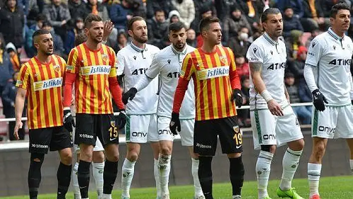 Kayserispor'da ilginç istatistik