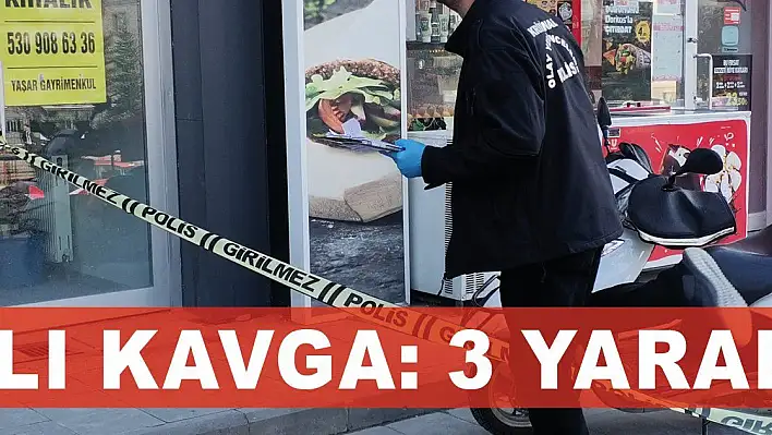 Kayseri'de bıçaklı kavga: 3 yaralı