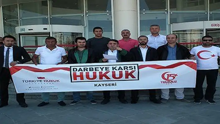 'Darbeye karşı hukuk' açıklaması