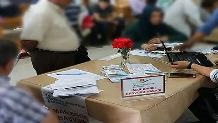 İmar barışına Kayseri'den 30 bin başvuru