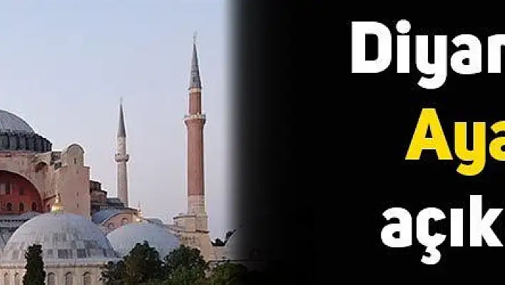 Diyanet'ten Ayasofya açıklaması