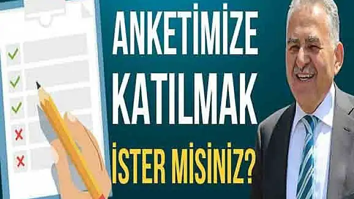 Melikgazi Belediyesi'nin 'Memnuniyet Anketi'