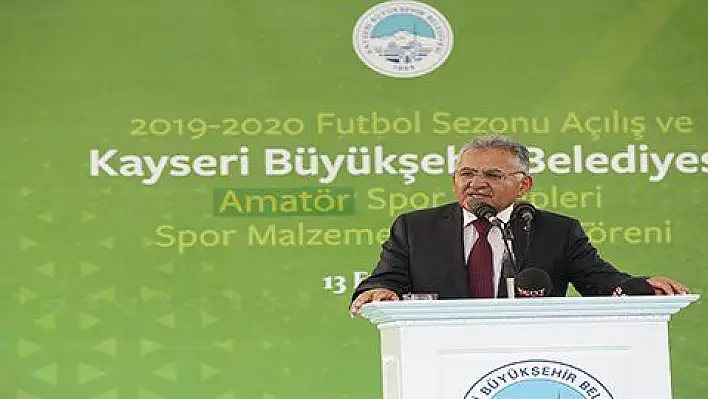 BÜYÜKŞEHİR'DEN AMATÖR SPORA MALZEME DESTEĞİ