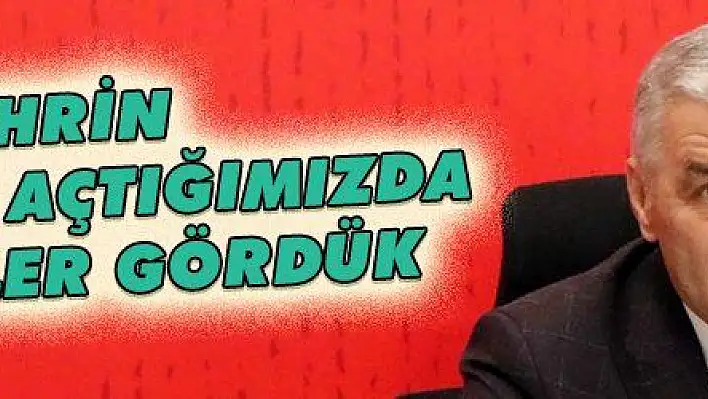 ŞEHRİN KÜLLERİNİ AÇTIĞIMIZDA CEVHERLER GÖRDÜK