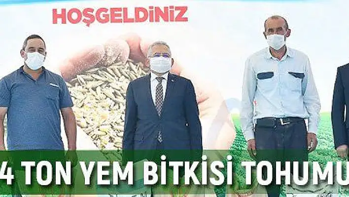 BÜYÜKŞEHİR 414 TON YEM BİTKİSİ TOHUMU DAĞITTI