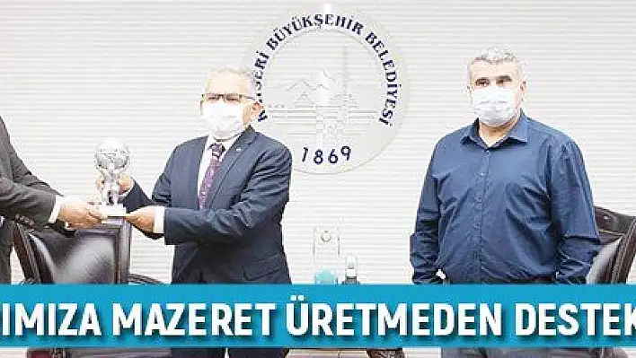 'SAĞLIK ÇALIŞANLARIMIZA MAZERET ÜRETMEDEN DESTEK VERİYORUZ'