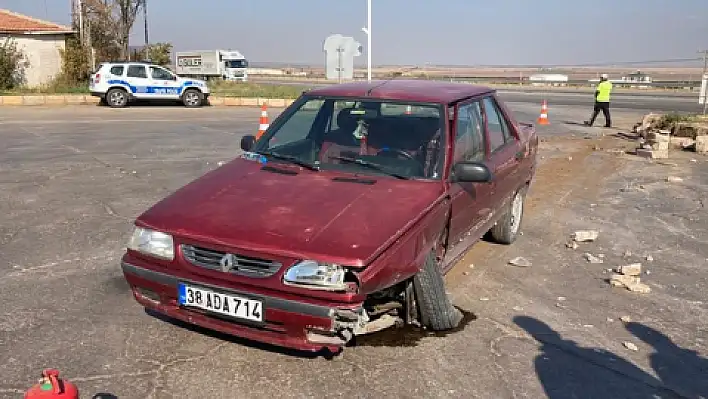 Yeşilhisar'da trafik kazası: 4 yaralı