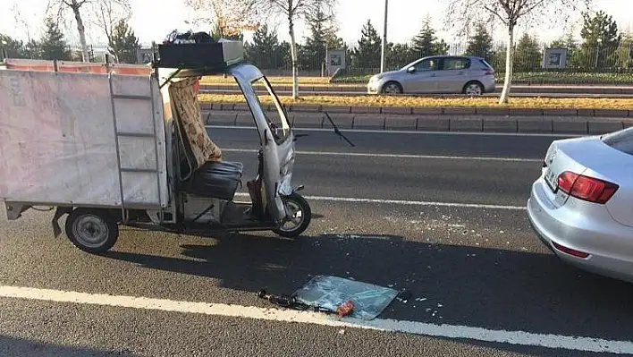 Kayseri'de trafik kazası: 1 yaralı