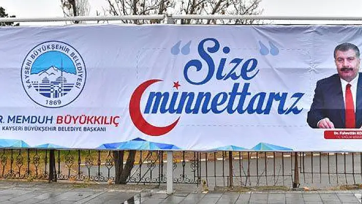 Büyükkılıç'tan Bakan Koca ve sağlık çalışanlarına: Size minnettarız