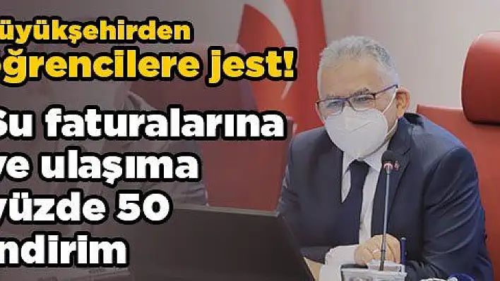 Suyun yarısı Büyükşehir'den