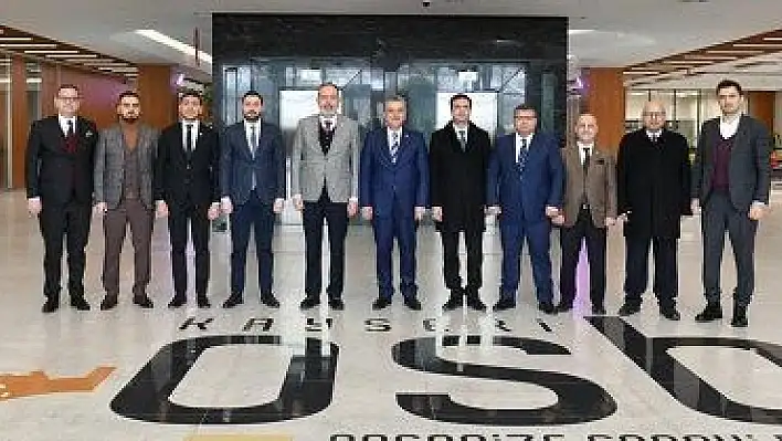 MHP 'den Kayseri OSB 'ye hayırlı olsun ziyareti