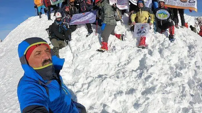 12. Uluslararası Erciyes Dağı Zirve Tırmanışı tamamlandı