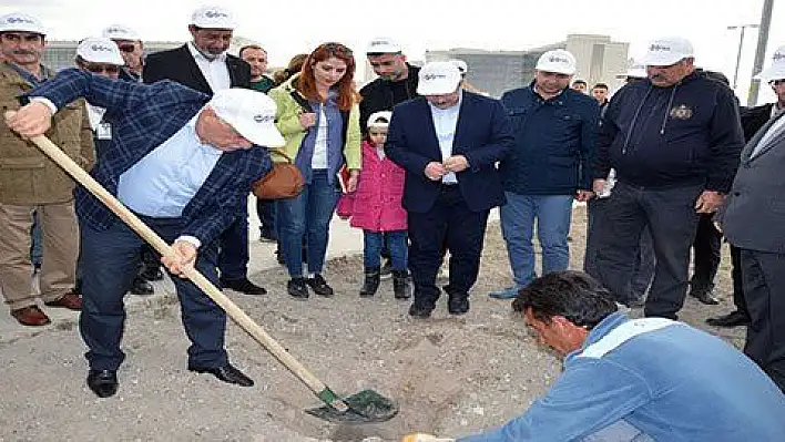 1800 Fidan Kayseri Şehir Hastanesi Kampüsünde Toprakla Buluştu