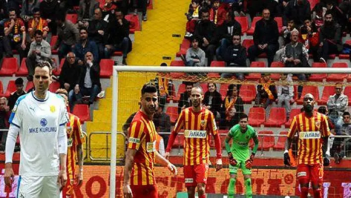 Kayserispor ilk kez yenildi 