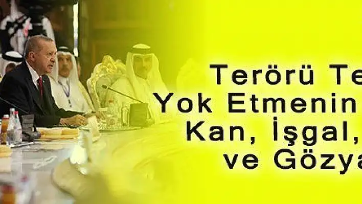 Terörü Terörle Yok Etmenin Sonucu Kan, İşgal, Zulüm ve Gözyaşıdır