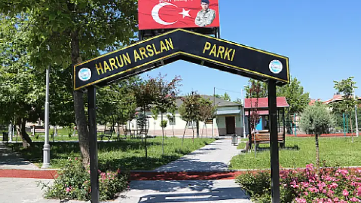 Şehidin adı mahallesindeki parkta yaşayacak