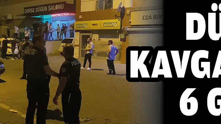 Düğünde kavga çıktı: 6 gözaltı