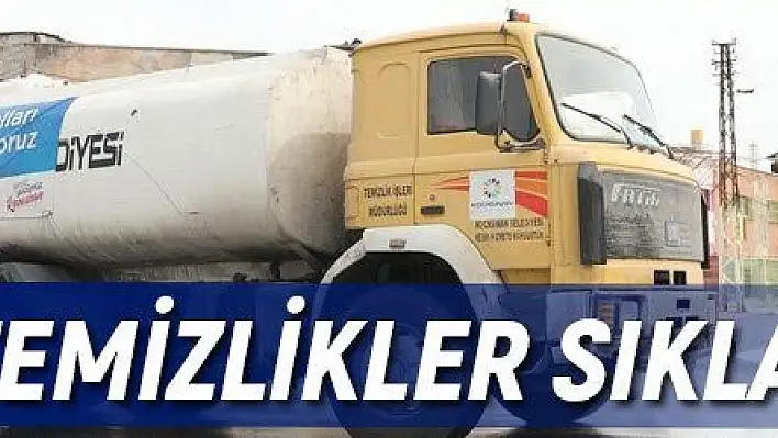 Temizlikler sıklaştırıldı