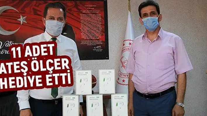 İlk maaşıyla ateş ölçerler alıp hediye etti