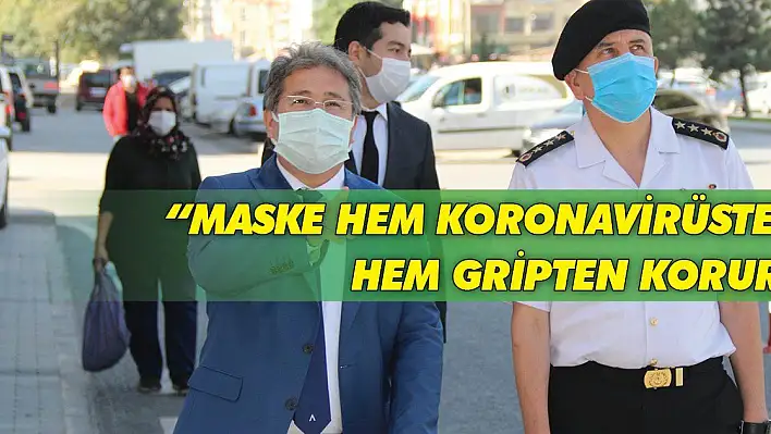 'Virüse karşı en önemli tedbir maske'