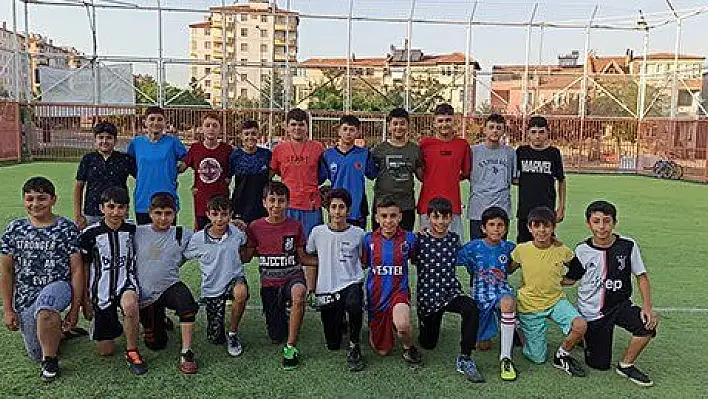 Melikgazi Futbol Okulu öğrencileri kapanış turnuvası yapacak