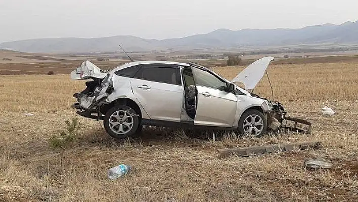 Kırşehir'de trafik kazası 1 yaralı