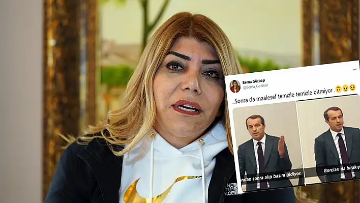 Berna Gözbaşı'ndan borç çıkışı ! 'Temizle temizle bitmiyor'