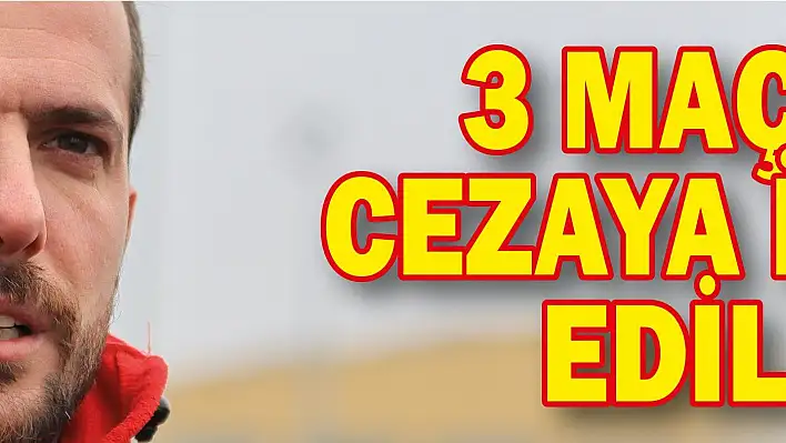 3 maçlık cezaya itiraz edildi