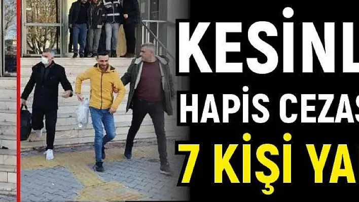 Kayseri'de kesinleşmiş hapis cezası bulunan 7 kişi yakalandı