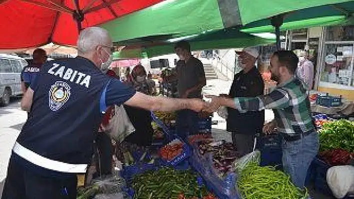 Bünyan'da zabıta ekipleri koronavirüs denetimlerini sürdürüyor