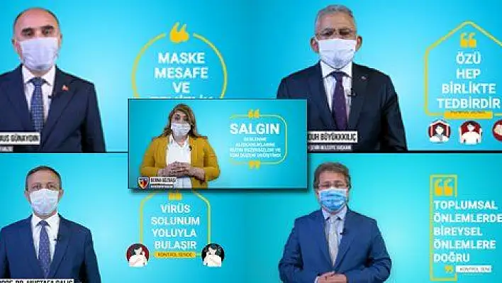 ERÜ'den 'maske, mesafe, temizlik' vurgulu kamu spotu [VİDEO HABER]