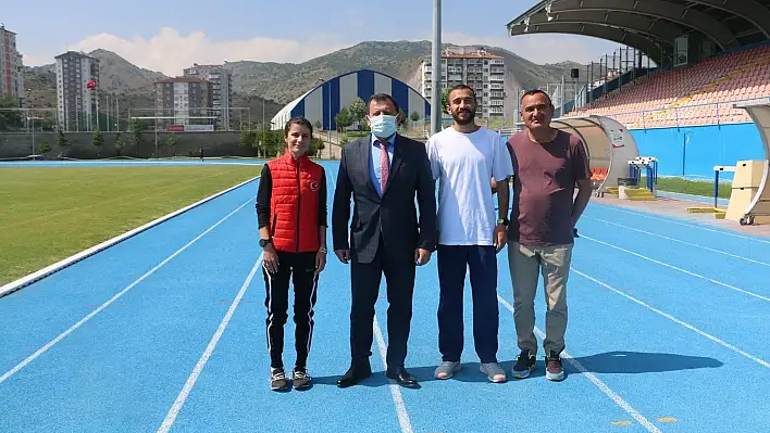 Kabakçı'dan, atletlere ziyaret