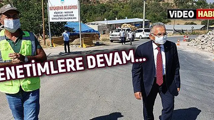 Büyükkılıç'tan yol denetimi