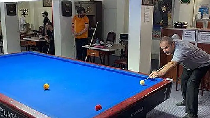 Bilardo heyecanı devam ediyor