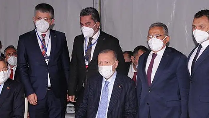 Büyükkılıç, Kırşehir'de Cumhurbaşkanı Erdoğan ile görüştü