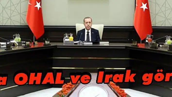 MGK'da OHAL ve Irak görüşüldü