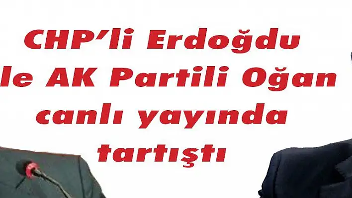 CHP'li Erdoğdu, AK Partili Oğan'a kızıp canlı yayında cam masayı kırdı