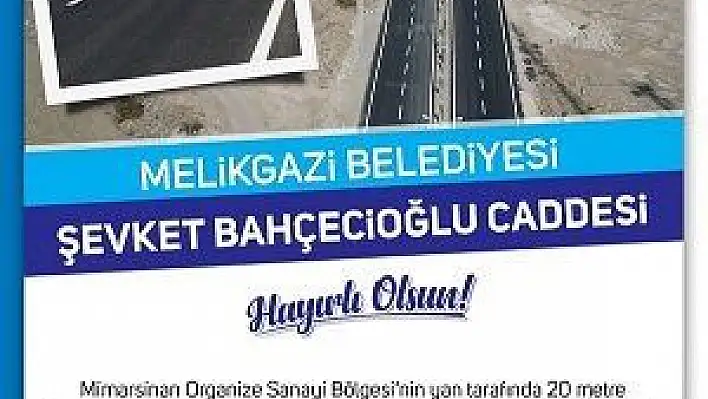 Şevket Bahçecioğlu Caddesi açılıyor