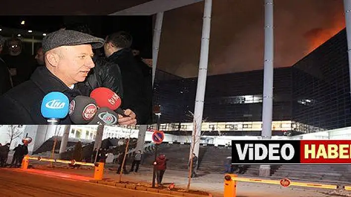 Kayseri'de belediye binasında yangın