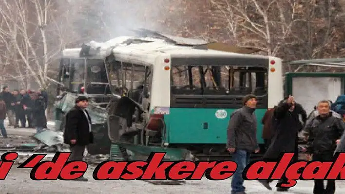 Kayseri'de askere alçak saldırı