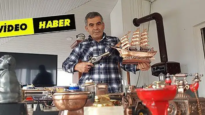 55 yaşındaki Ramazan Güneşdoğdu'un çakmak koleksiyonu görenleri şaşırtıyor 